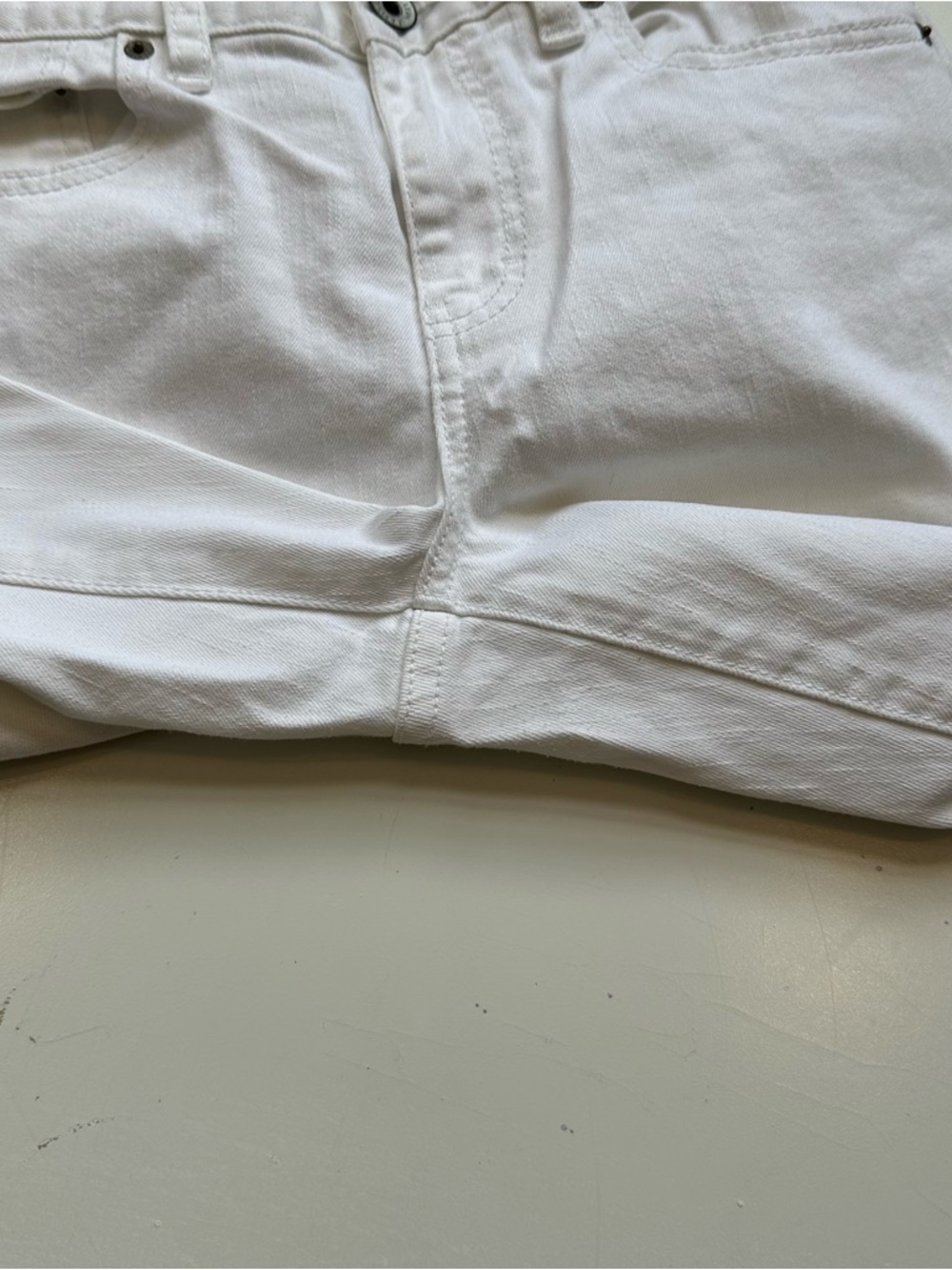 Calvin Klein White Flare Jeans - Picture 6 of 10